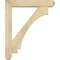Ekena Millwork Imperial Craftsman Rough Sawn Bracket w/ Offset Brace, Douglas Fir, 6"W x 30"D x 36"H BKT0604X30X36IMP04RDF - alternate 3